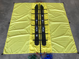 Backcountry rescue sled / tarp shelter