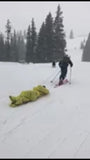 Backcountry rescue sled / tarp shelter